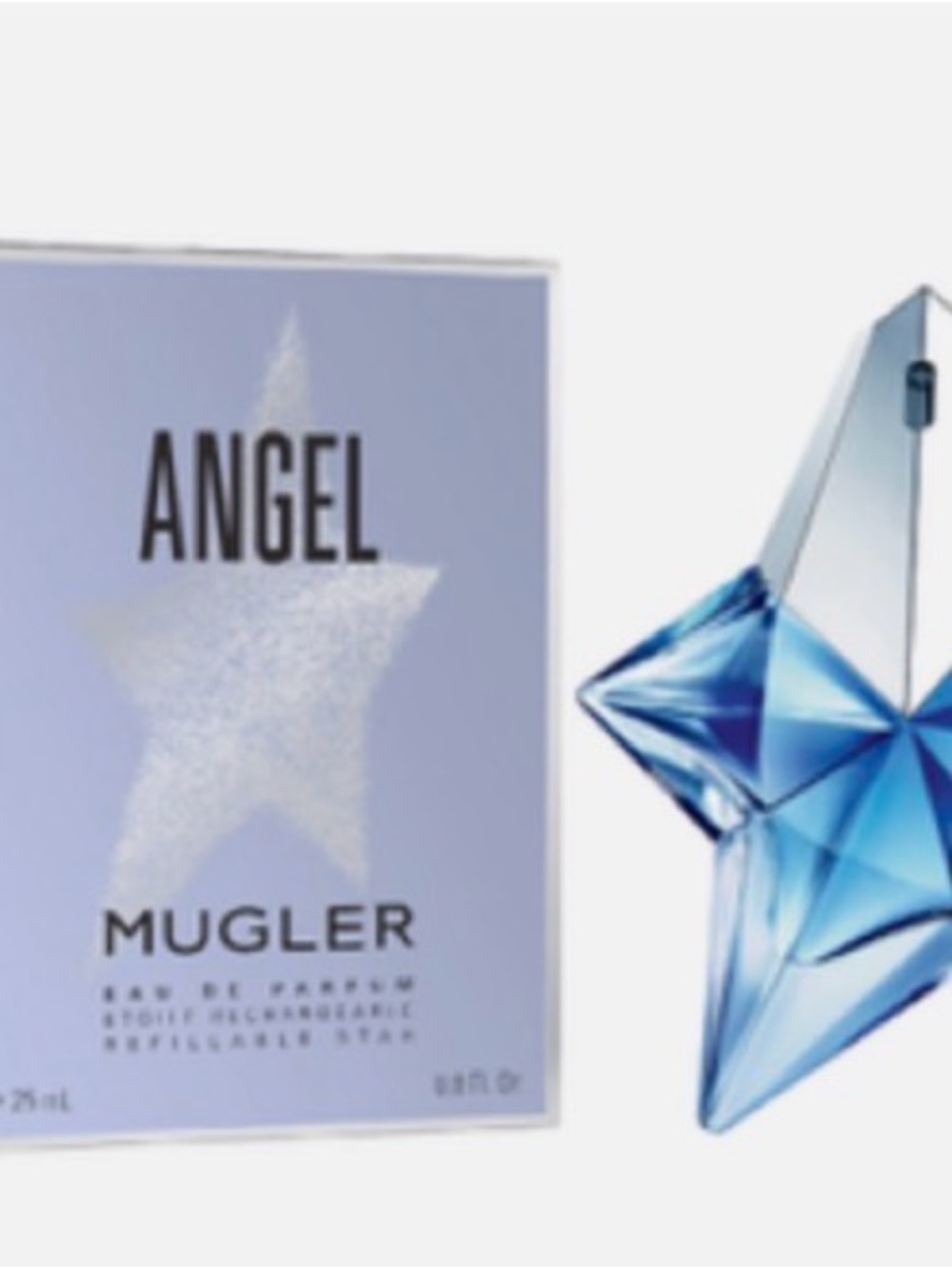 Mugler Angel Blue Star-Shaped Perfume Bottle